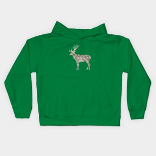 Camo Deer - 8 Kids Hoodie